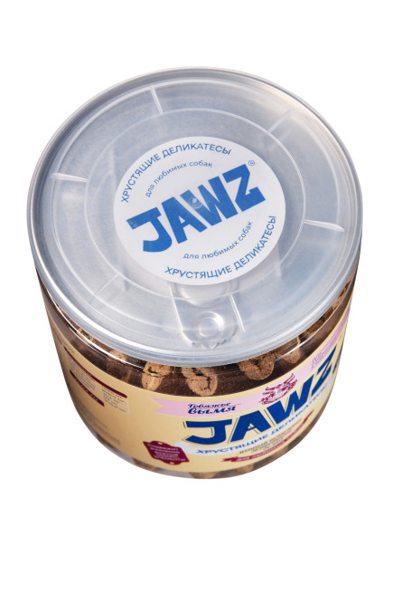 JAWZ Хрустящие Деликатесы лакомство для собак, говяжье вымя - 350 г