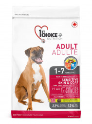 Бридер 1st Choice Adult Sensitive Skin &amp; Coat cухой корм для взрослых собак для кожи и шерсти с ягненком, рыбой и рисом - 20 кг