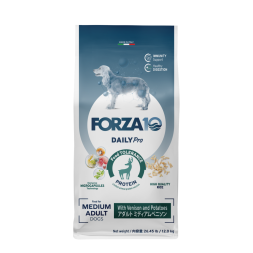 Forza10 DAILYPro Dog Adult Medium сухой монобелковый корм для взрослых собак средних пород с олениной и картофелем - 12 кг