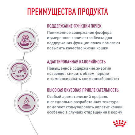 Royal Canin Renal диетический сухой корм для взрослых кошек с хронической почечной недостаточностью, с курицей - 350 г