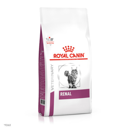 Royal Canin Renal диетический сухой корм для взрослых кошек с хронической почечной недостаточностью, с курицей - 350 г