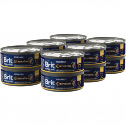 Brit Premium by Nature консервы для стерилизованных кошек с перепелкой - 100 г х 12 шт