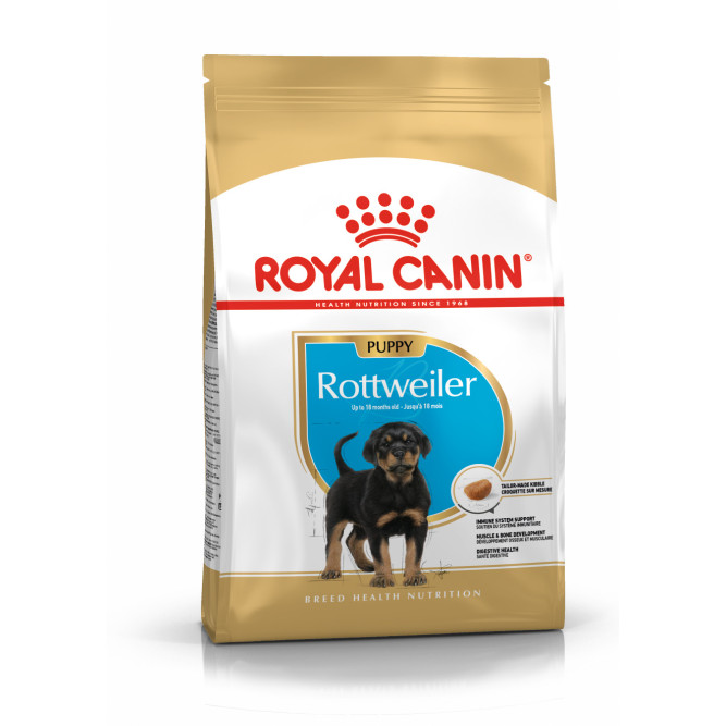 Royal Canin Rottweiler Puppy для щенков Ротвейлера до 18 месяцев - 12 кг