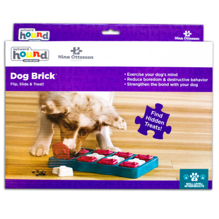 Nina Ottosson Brick игра-головоломка для собак, 2 уровень сложности (средний)