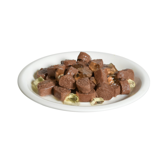 Florida паучи для котят с говядиной и морковью, кусочки в желе - 85 г x 12 шт