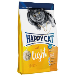 Happy Cat Fit&amp;Well Adult Light для кошек с избыточным весом с домашней птицей и лососем - 10 кг