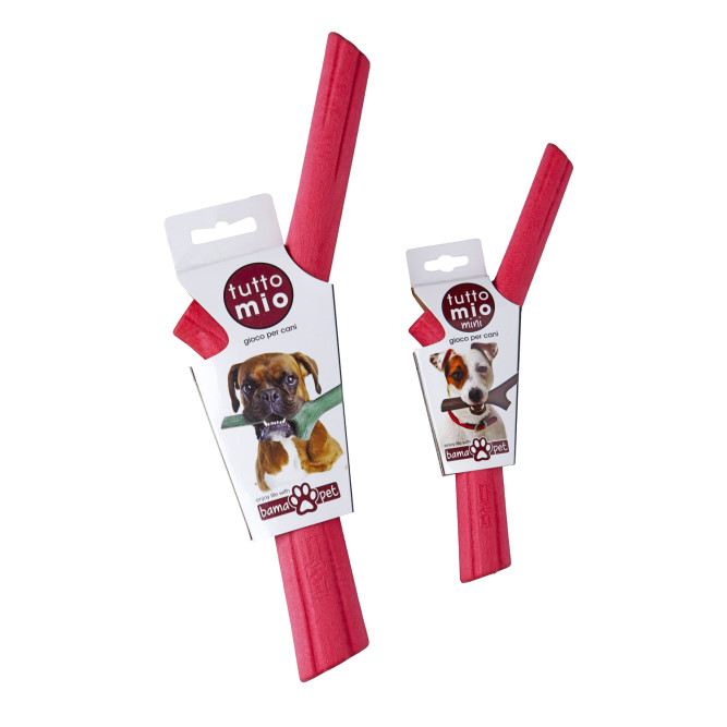 BAMA PET TUTTO MIO игрушка для собак палочка, 37 см, резиновая, цвета в ассортименте