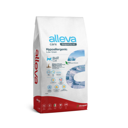 Alleva Care Cat Adult Hypoallergenic Low Grain сухой диетический гипоаллергенный корм для взрослых кошек для снижения пищевой непереносимости - 10 кг