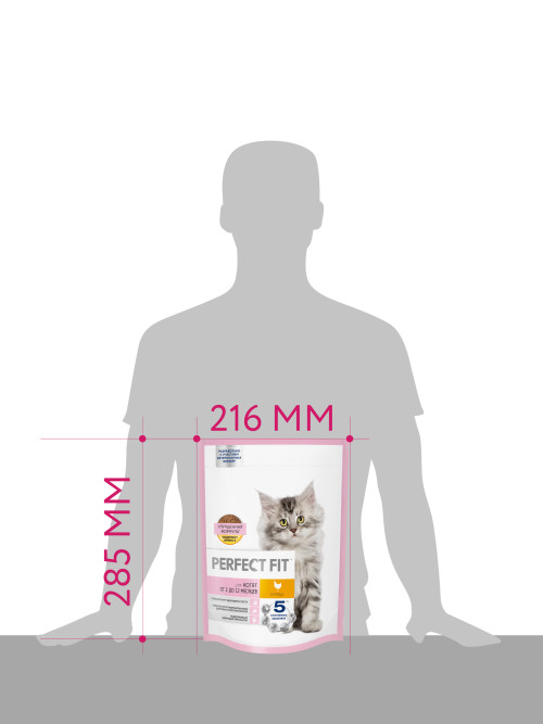 Perfect Fit Junior сухой корм для котят до 12 месяцев с курицей - 650 г