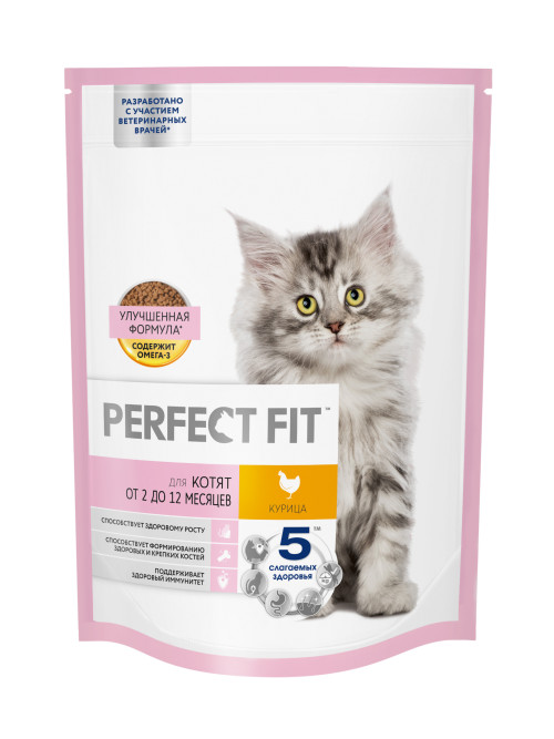 Perfect Fit Junior сухой корм для котят до 12 месяцев с курицей - 650 г