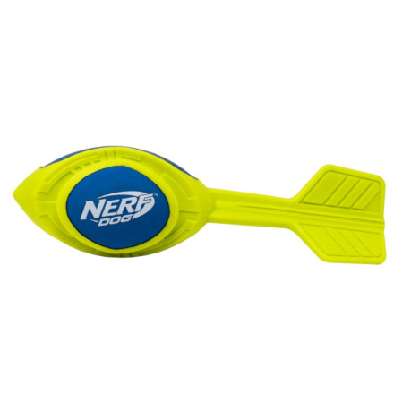 NERF Мегатон игрушка для собак снаряд из вспененной резины и нейлона, синий зеленый - 30 см