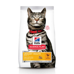 Сухой корм Hills Science Plan Urinary Health для взрослых кошек, склонных к мочекаменной болезни, с курицей - 1,5 кг