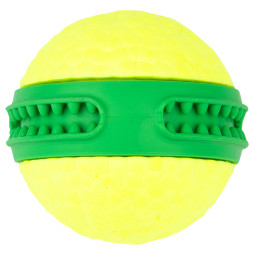 Mr.Kranch игрушка для собак мяч Зубастик, 6 см, зеленый