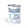Изображение товара Monge Dog Monoprotein Solo влажный корм для взрослых собак c тунцом в консервах 400 г (24 шт в уп)