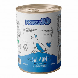Forza10 Maintenance влажный корм для взрослых собак с лососем и рисом, в консервах - 400 г х 12 шт
