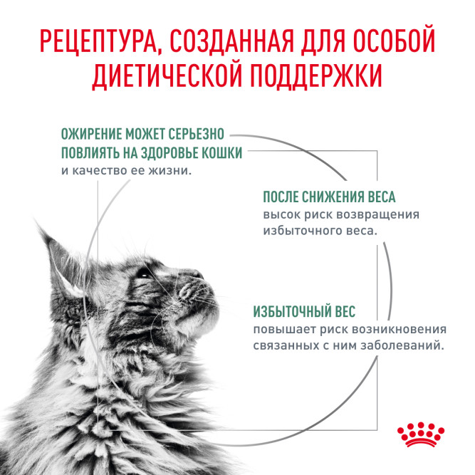 Royal Canin Satiety Weight Management сухой диетический корм для взрослых кошек с избыточным весом - 400 г