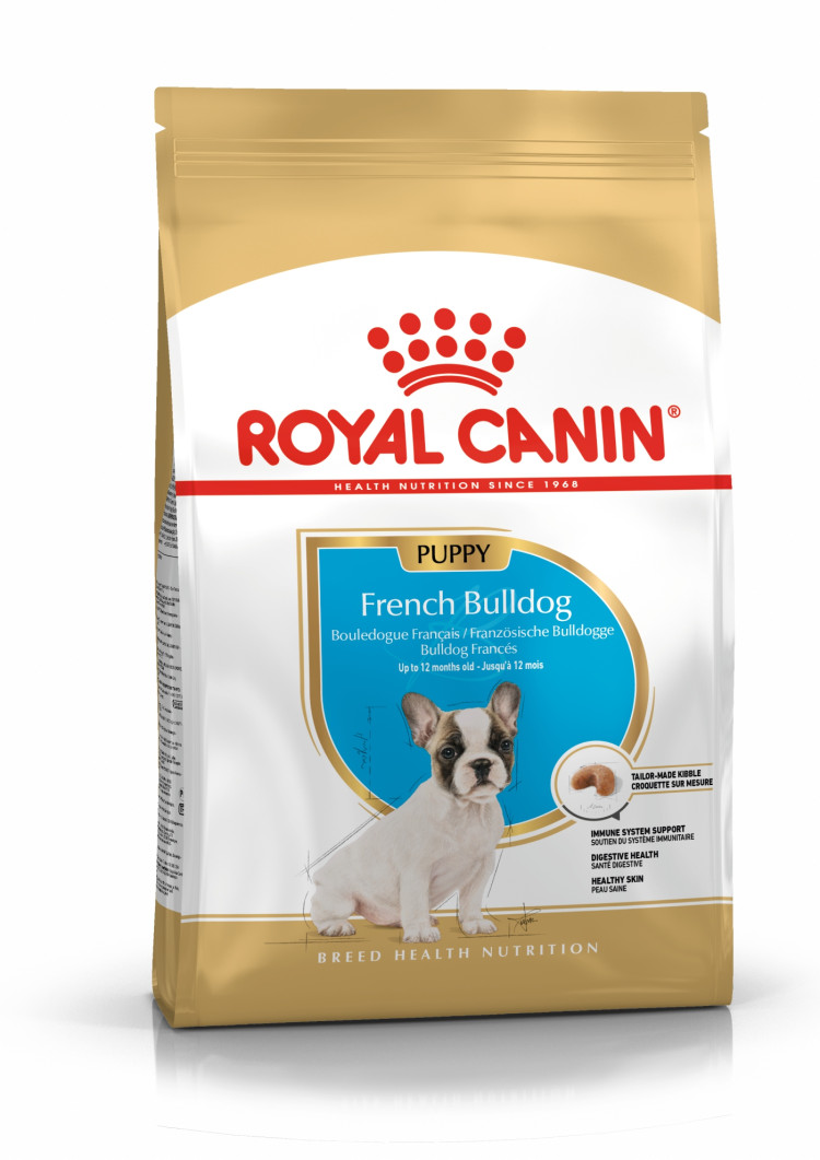 Royal Canin French Bulldog Puppy сухой корм для щенков породы французский  бульдог в возрасте до 12 месяцев - 10 кг - купить в Москве | КотМатрос