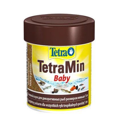 TetraMin Baby корм для мальков декоративных рыб до 1 см, мелкая крупа - 66 мл