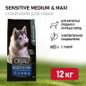 Изображение товара Farmina Cibau Sensitive Fish Medium & Maxi сухой корм для взрослых собак средних и крупных пород с чувствительным пищеварением с рыбой - 12 кг
