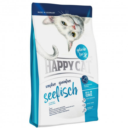 Happy Cat La Cuisine Adult сухой корм для взрослых кошек с морской рыбой - 1,4 кг