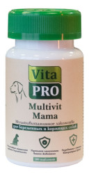 Vita Pro Multivit Mama мультивитамины для беременных и кормящих собак - 100 таблеток