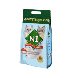 Наполнитель N1 Crystals силикагелевый для кошачьего туалета 12,5 л