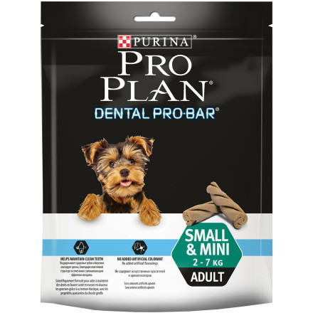 Purina Pro Plan Dental ProBar Small&amp;Mini лакомство для собак мелких и миниатюрных пород для поддержания здоровья полости рта - 150 г