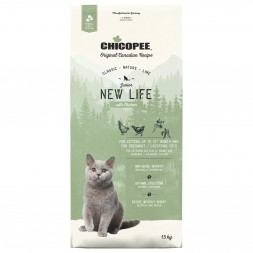 Chicopee CNL Cat Junior New Life сухой корм для котят с курицей - 15 кг