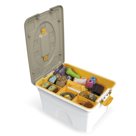 BAMA PET SIM PET контейнер для хранения корма, 18 л 40x30x22 см, бежевый