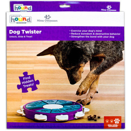 Nina Ottosson Twister игра-головоломка для собак, 3 (продвинутый) уровень сложности