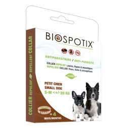 Biospotix Small dog collar ошейник от блох и клещей для собак мелких и средних пород 38 см