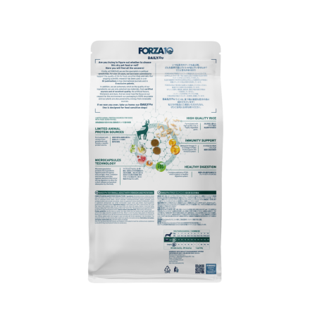 Forza10 DAILYPro Dog Adult Mini сухой монобелковый корм для взрослых собак мелких пород с олениной и картофелем - 1,5 кг