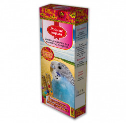 Родные Корма зерновая палочка для попугаев с витаминами и минералами