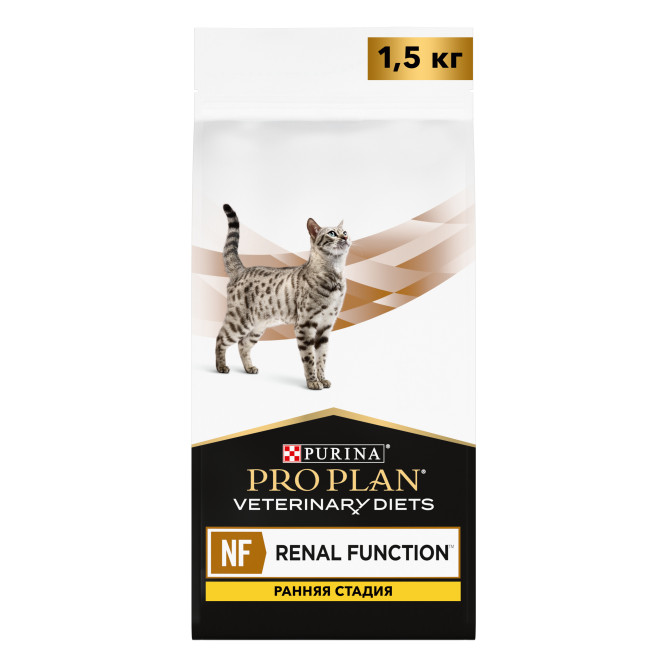 PURINA PRO PLAN Veterinary Diets NF Renal Function Early care (Начальная стадия) сухой корм для взрослых кошек при хронической почечной недостаточности - 1,5 кг