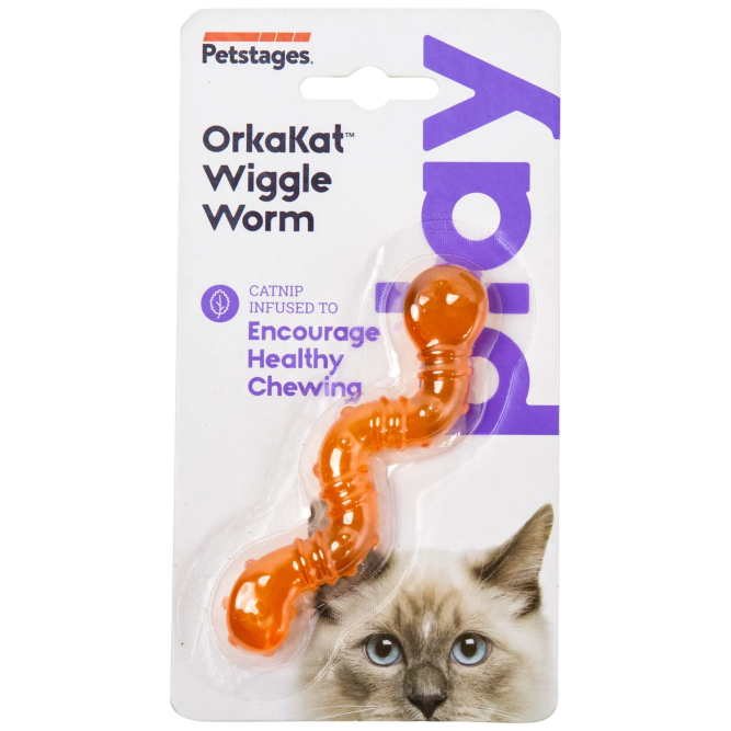 Игрушка для кошек Petstages "Орка червяк"