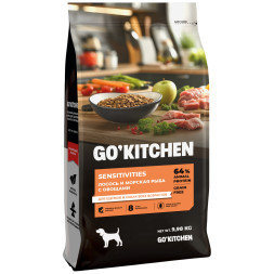 Go' Kitchen SENSITIVITIES Grain Free сухой беззерновой корм для щенков и собак с чувствительным пищеварением, с лососем и морской рыбой - 9,98 кг