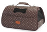 Изображение товара Camon сумка-переноска для кошек и собак стеганая, коричневая, 50x27x27 см