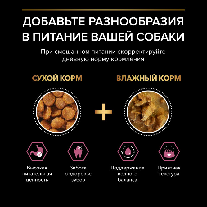 Pro Plan Medium &amp; Large Athletic Sensitive Skin 7+ сухой корм для взрослых собак крупных пород старше 7 лет с атлетическим телосложением с чувствительной кожей с лососем и рисом - 14 кг