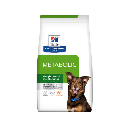 Hills Prescription Diet Metabolic диетический сухой корм для собак для достижения и поддержания оптимального веса, с курицей - 10 кг