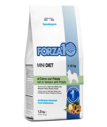Forza10 Mini Diet Cervo con Patate сухой гипоаллергенный корм для взрослых собак мелких пород с олениной и картофелем - 1,5 кг