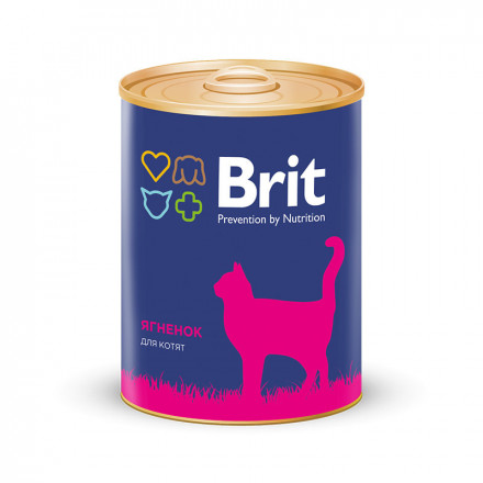 Консервы Brit Premium Lamb for Kitten для котят с ягненком - 340 г х 12 шт