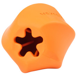 Mr.Kranch игрушка для собак Твистер, 8х8 см, оранжевая, с ароматом курицы