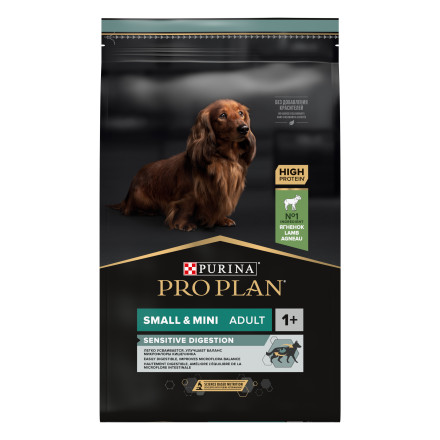 Pro Plan Adult Small&amp;Mini Sensitive Digestion сухой корм для собак мелких пород с чувствительным пищеварением с ягненком и рисом - 7 кг