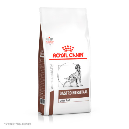 Royal Canin Gastrointestinal Low Fat сухой диетический корм для взрослых собак всех пород при нарушении пищеварения - 1,5 кг