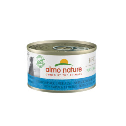 Almo Nature HFC Natural Skip Jack Tuna and Cod консервы для собак с тунцом и треской - 95 г х 24 шт