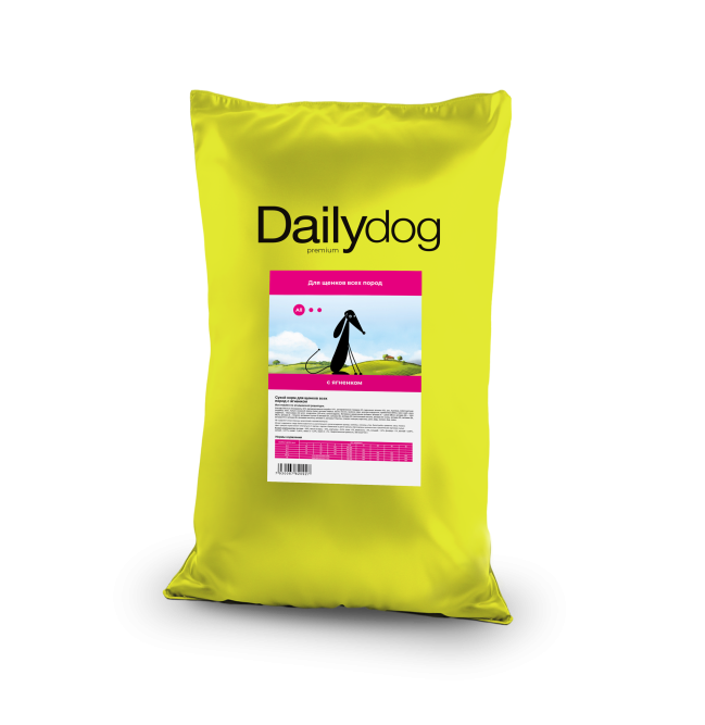 Dailydog Classic Line полнорационный сухой корм для щенков всех пород, с ягненком - 18 кг