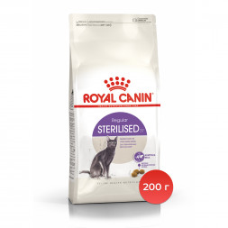 Royal Canin Sterilised 37 сухой корм для взрослых стерилизованных кошек - 200 г