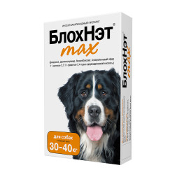 БлохНэт капли от блох и клещей для собак весом 30-40 кг - 4 мл