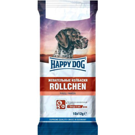 Happy Dog жевательные колбаски для взрослых собак с рубцом - 120 г