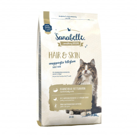 Sanabelle Hair&amp;Skin сухой корм для кошек для кожи и шерсти - 2 кг